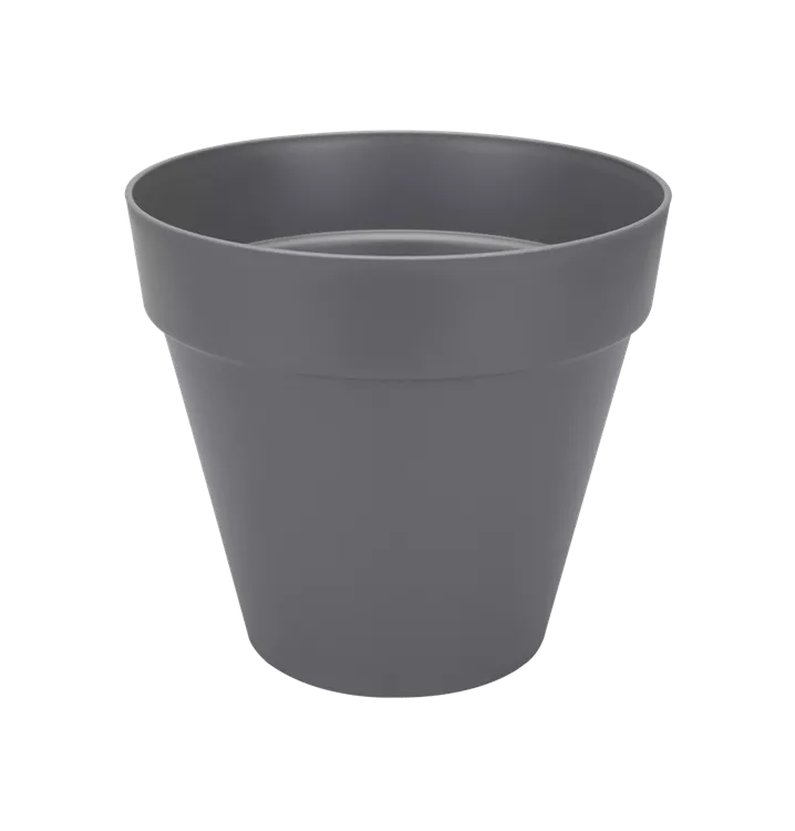 Soucoupe Carrée Elho Loft Urban 22 - Dessous De Pot Gris Ciment - Pour Extérieur, Diamètre 22 Cm - Design Moderne - 10
