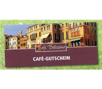 Versandgutschein fürs Café